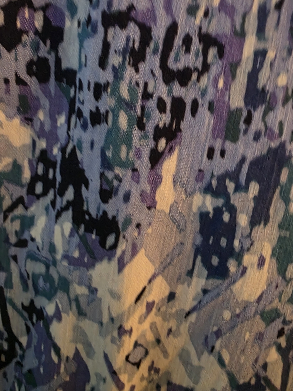Nine West Blue Multi-Pattern Capris - Picture 7 of 7